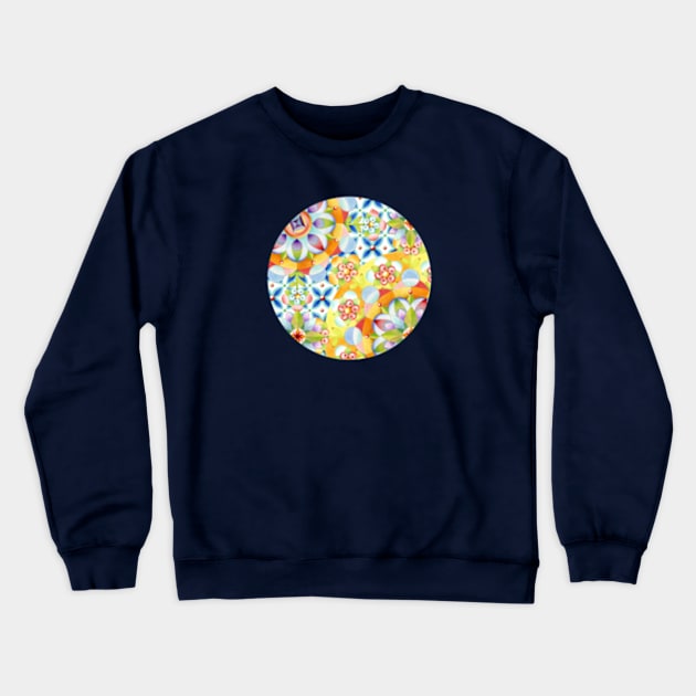 Byzantine Heraldic (asymmetric) Crewneck Sweatshirt by PatriciaSheaArt